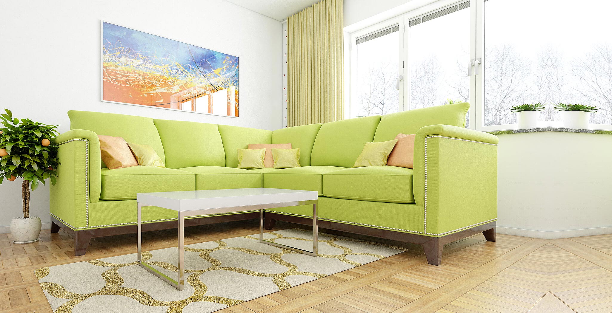 Sofia Sectional sleeper furniture design 3