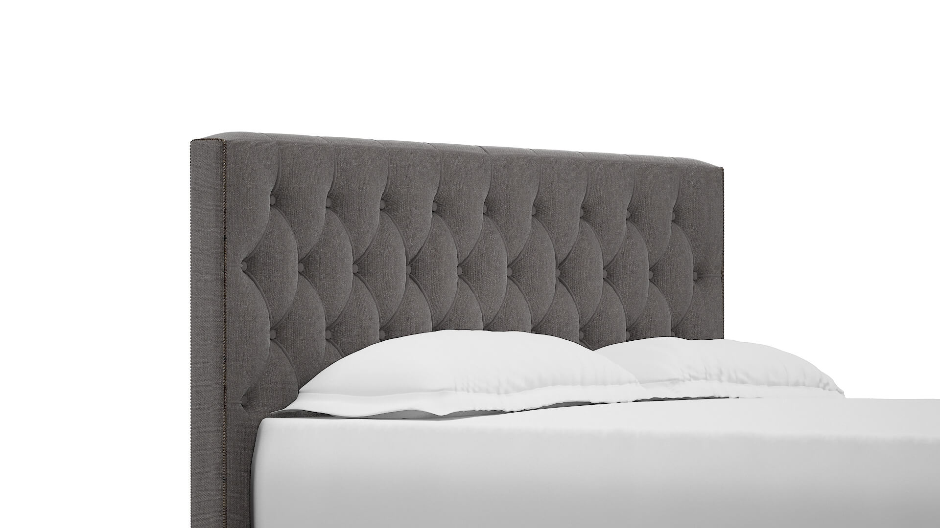 Aida Atlas_plz Silver Bed Queen Headboard