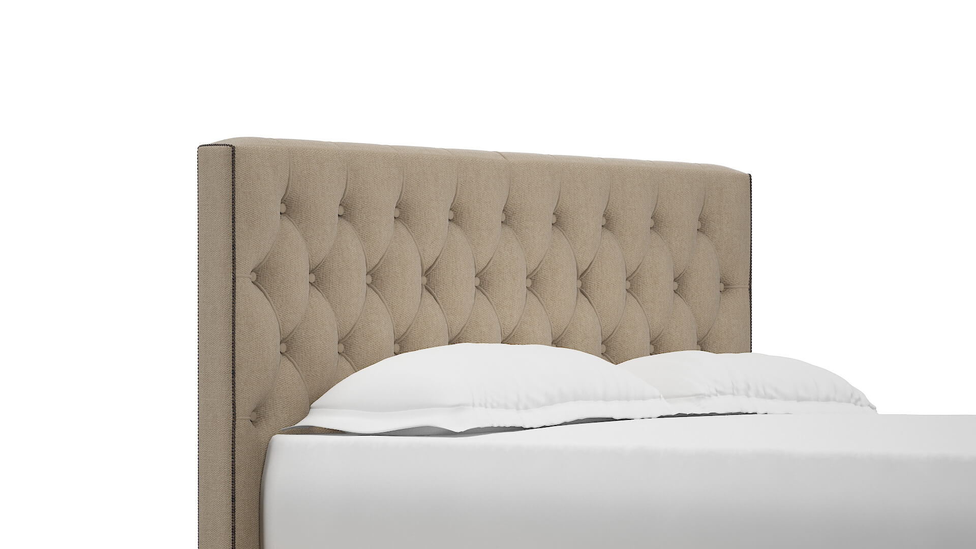 Aida Avenger Burlap Bed Queen Headboard