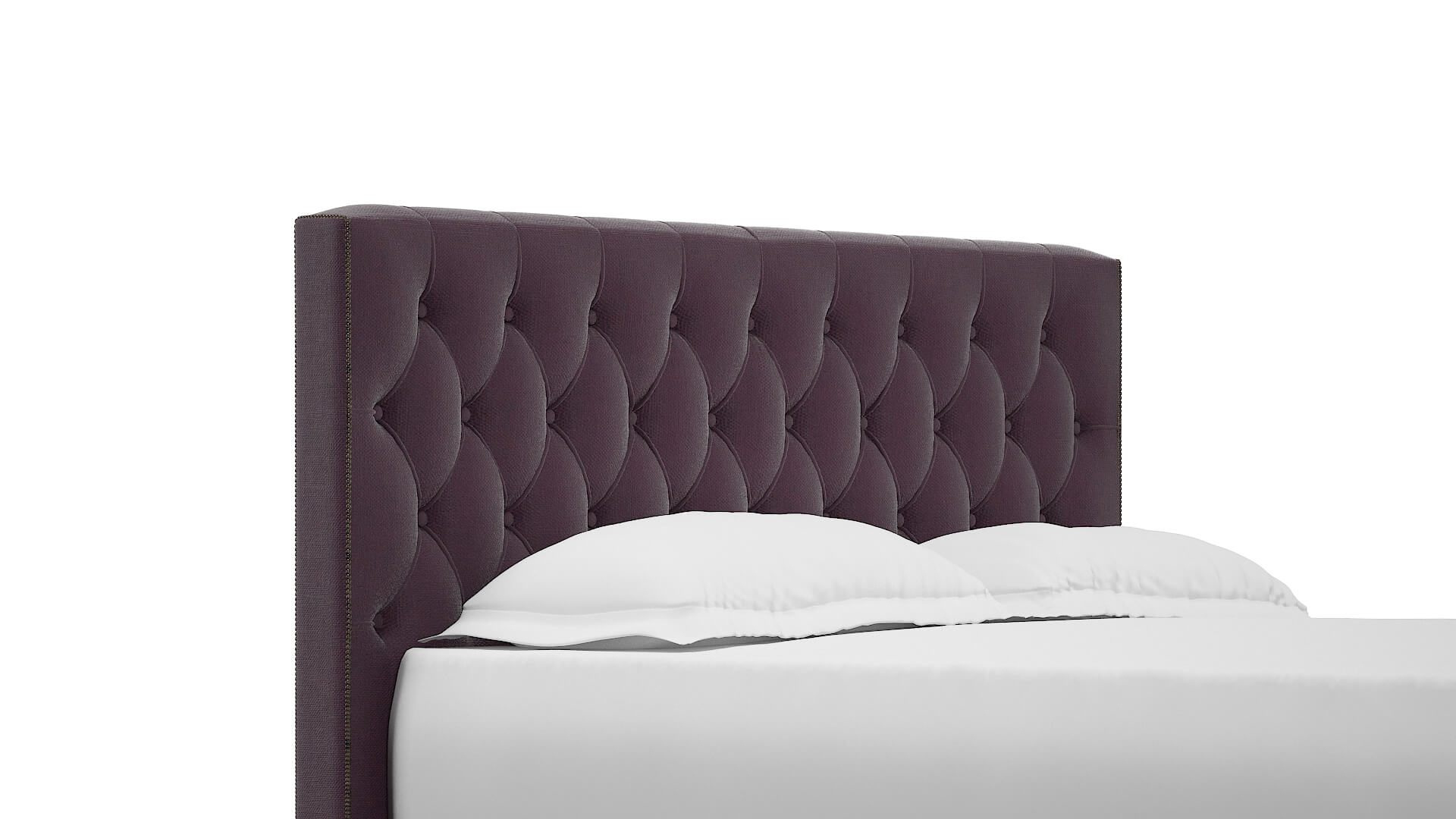 Aida Bella Aubergine Bed Queen Headboard