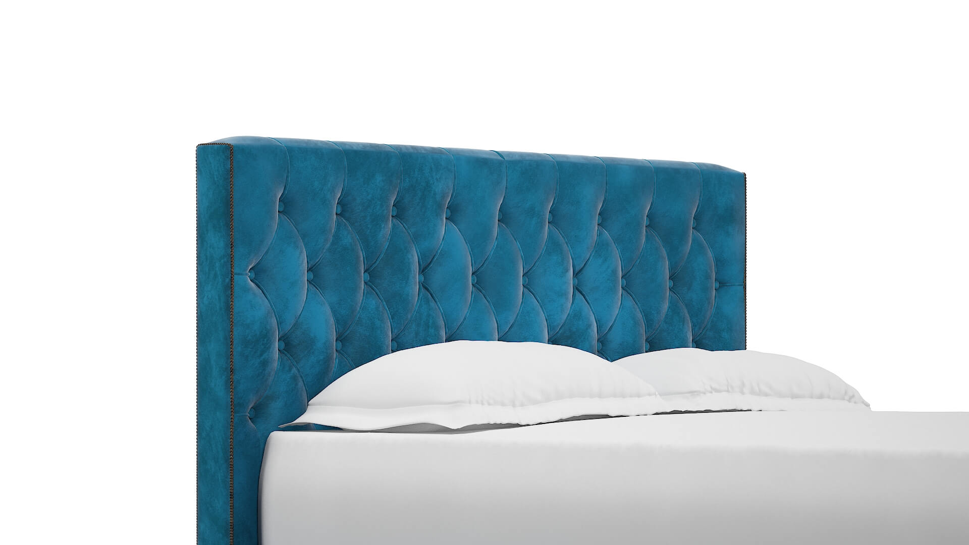 Aida Buzz Teal Bed Queen Headboard