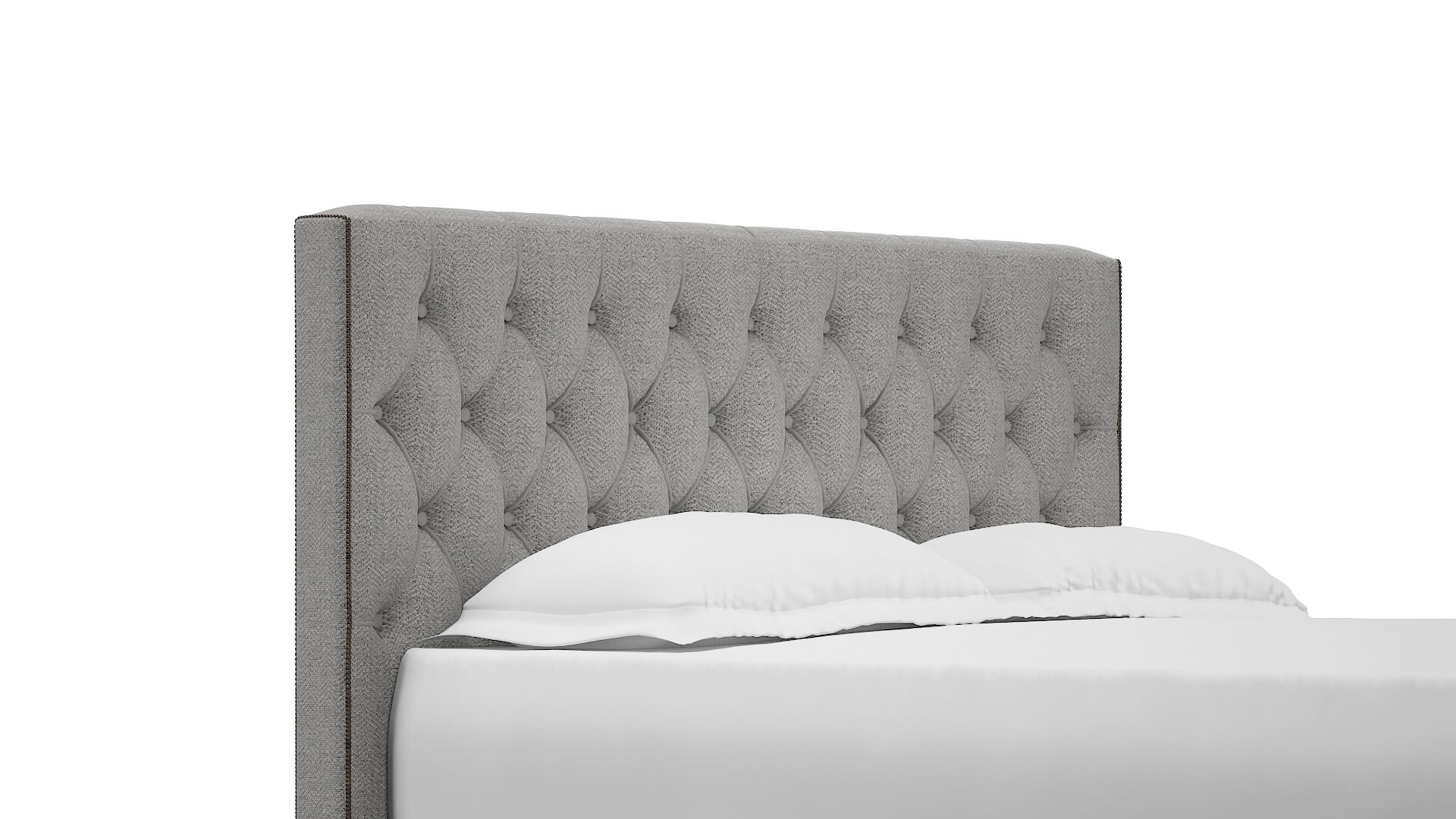 Aida Catalina Silver Bed Queen Headboard
