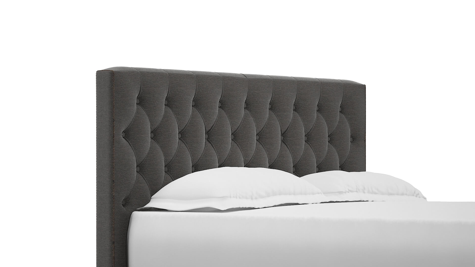 Aida Oscar Grey Bed Queen Headboard