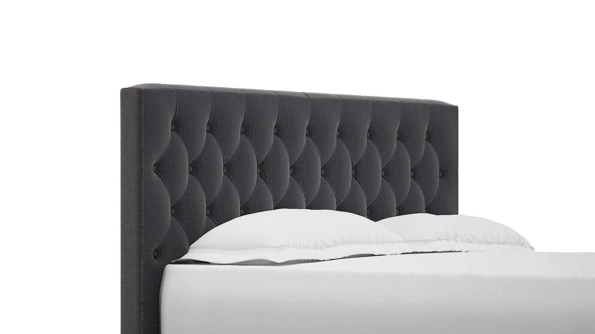 Aida Parker Charcoal Bed Queen Headboard