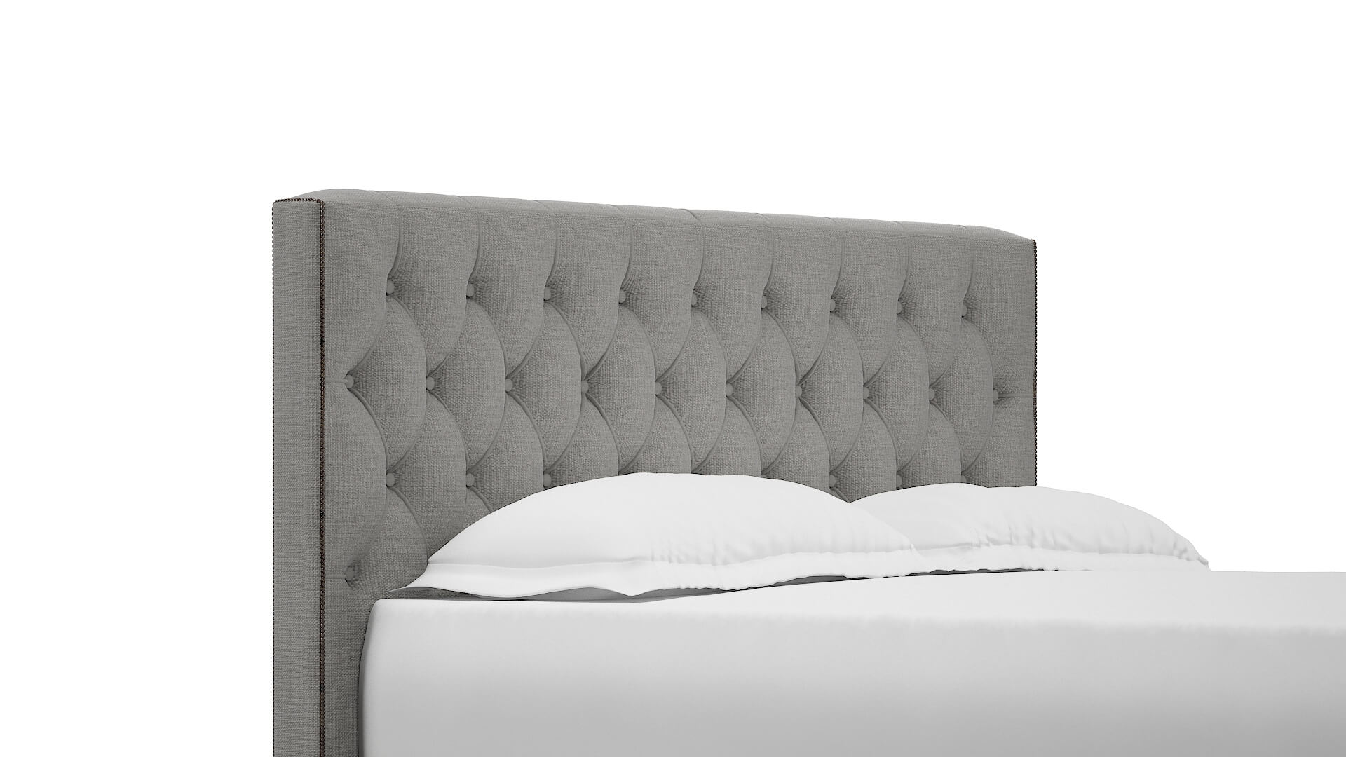 Aida Parker Silver Bed Queen Headboard
