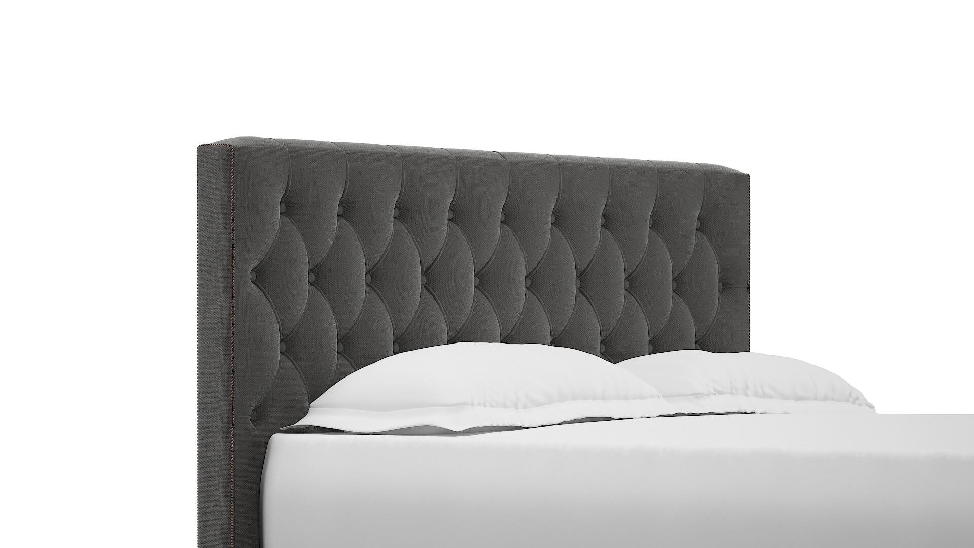 Aida Rocket Charcoal Bed Queen Headboard