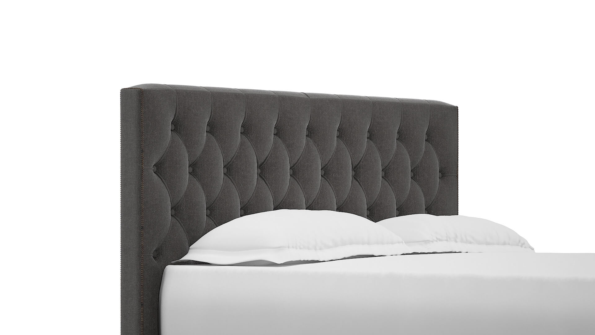 Aida Sasha Grey Bed Queen Headboard