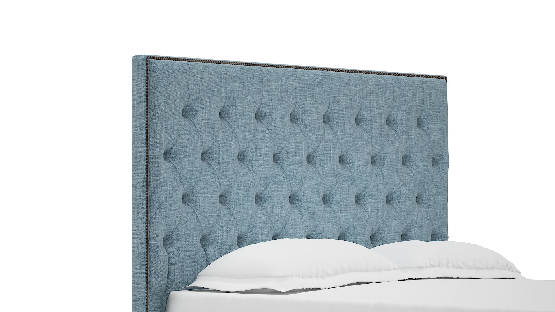 Bellezza Atlas Turquoise Bed Queen Headboard