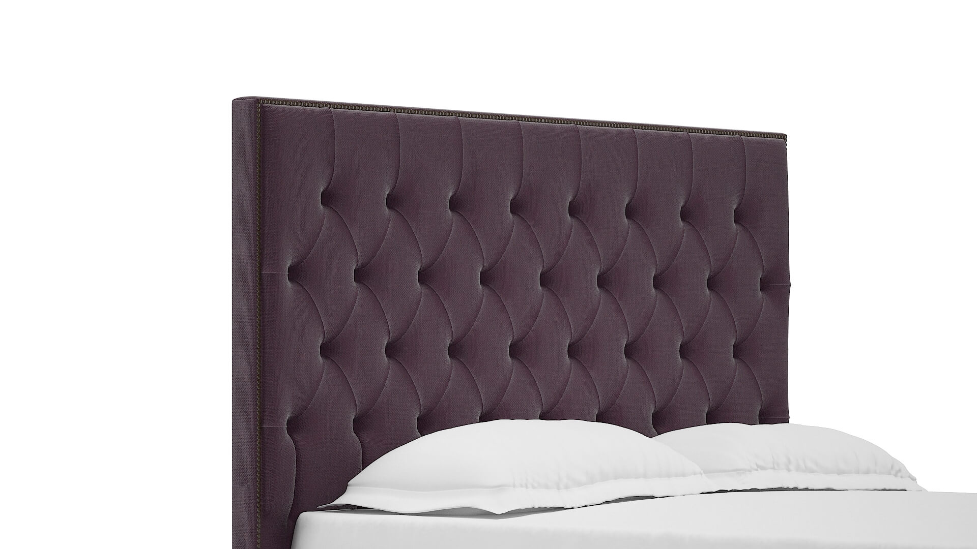 Bellezza Bella Aubergine Bed Queen Headboard