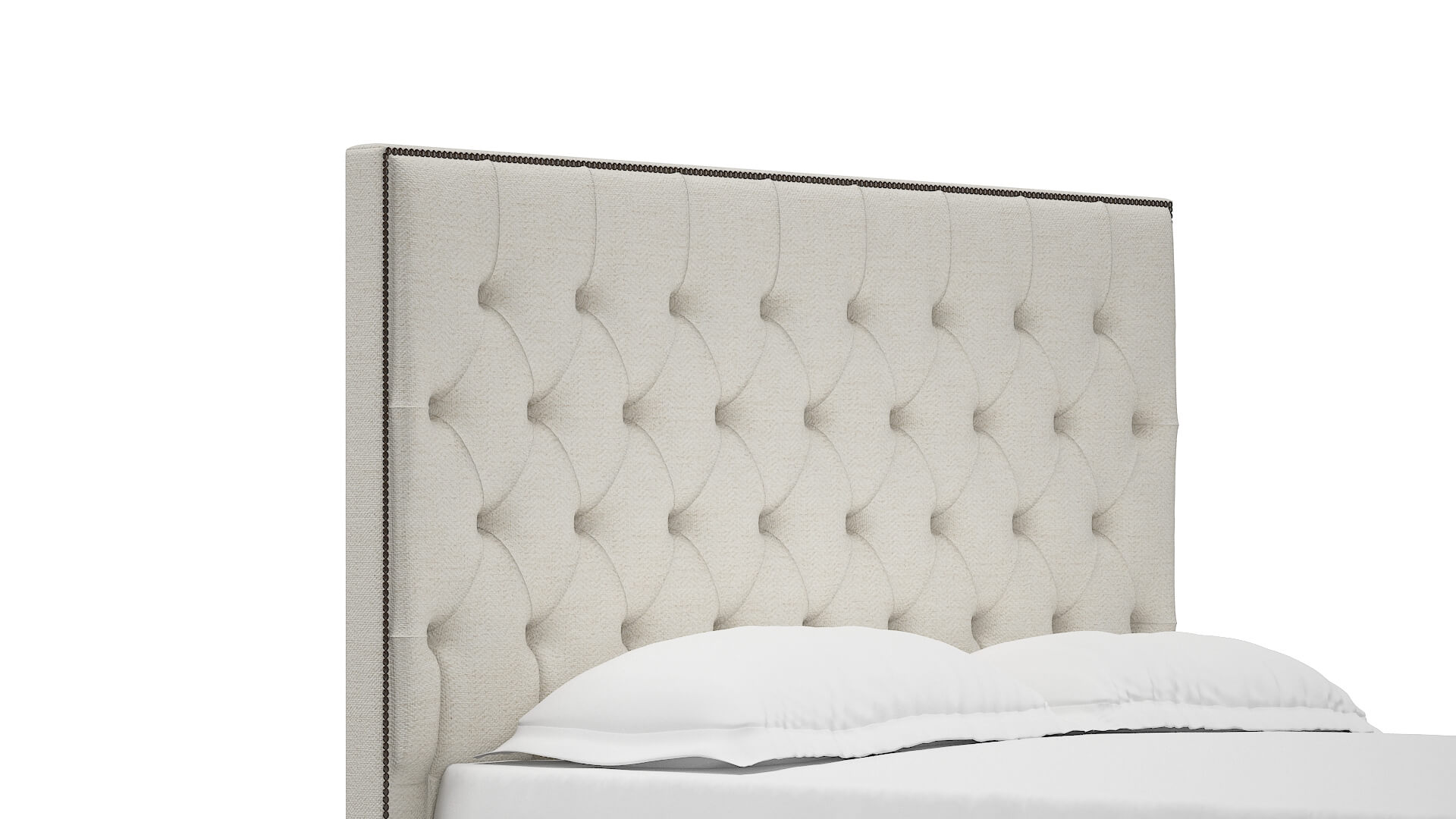 Bellezza Catalina Ivory Bed Queen Headboard
