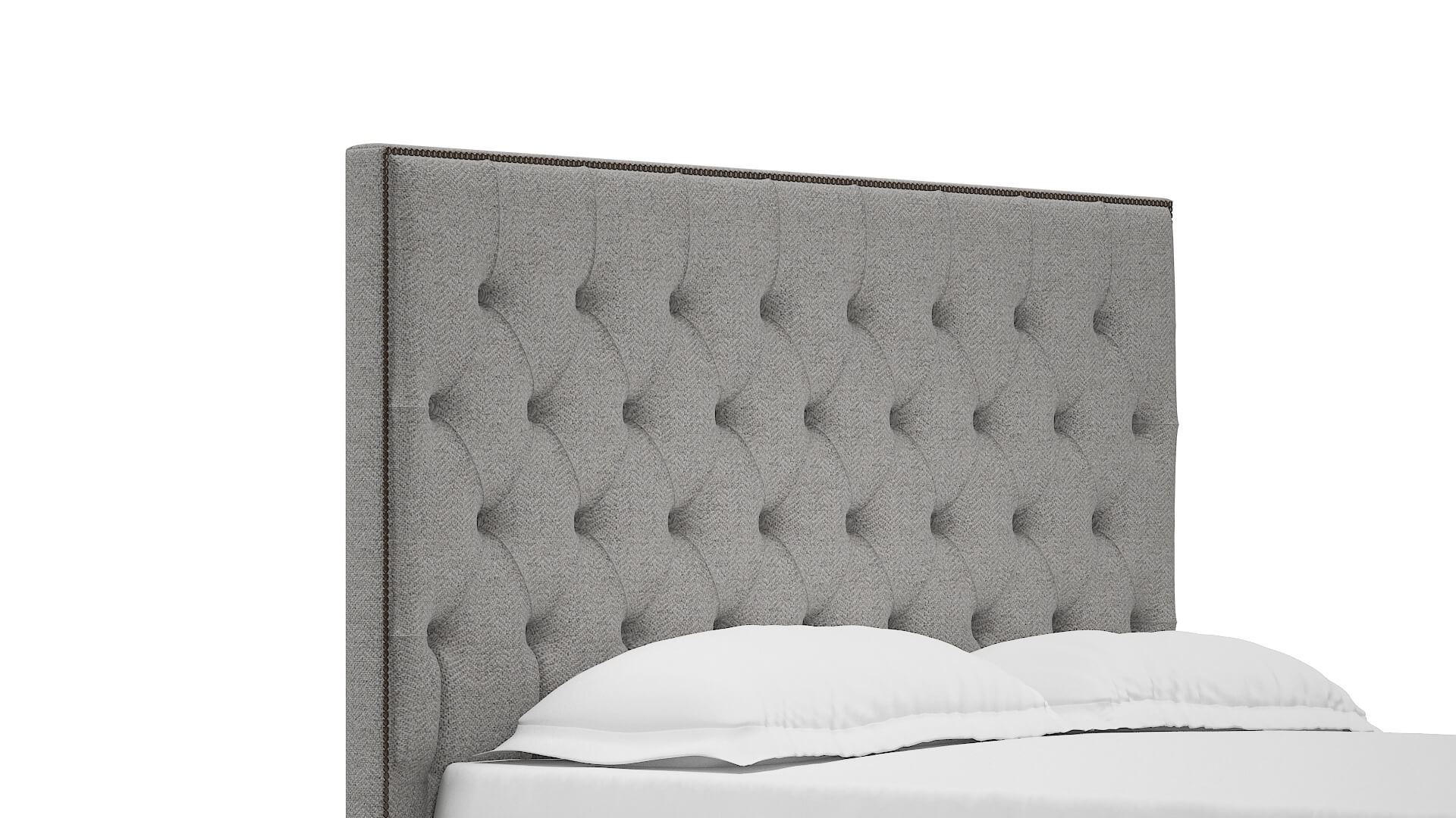 Bellezza Catalina Silver Bed Queen Headboard
