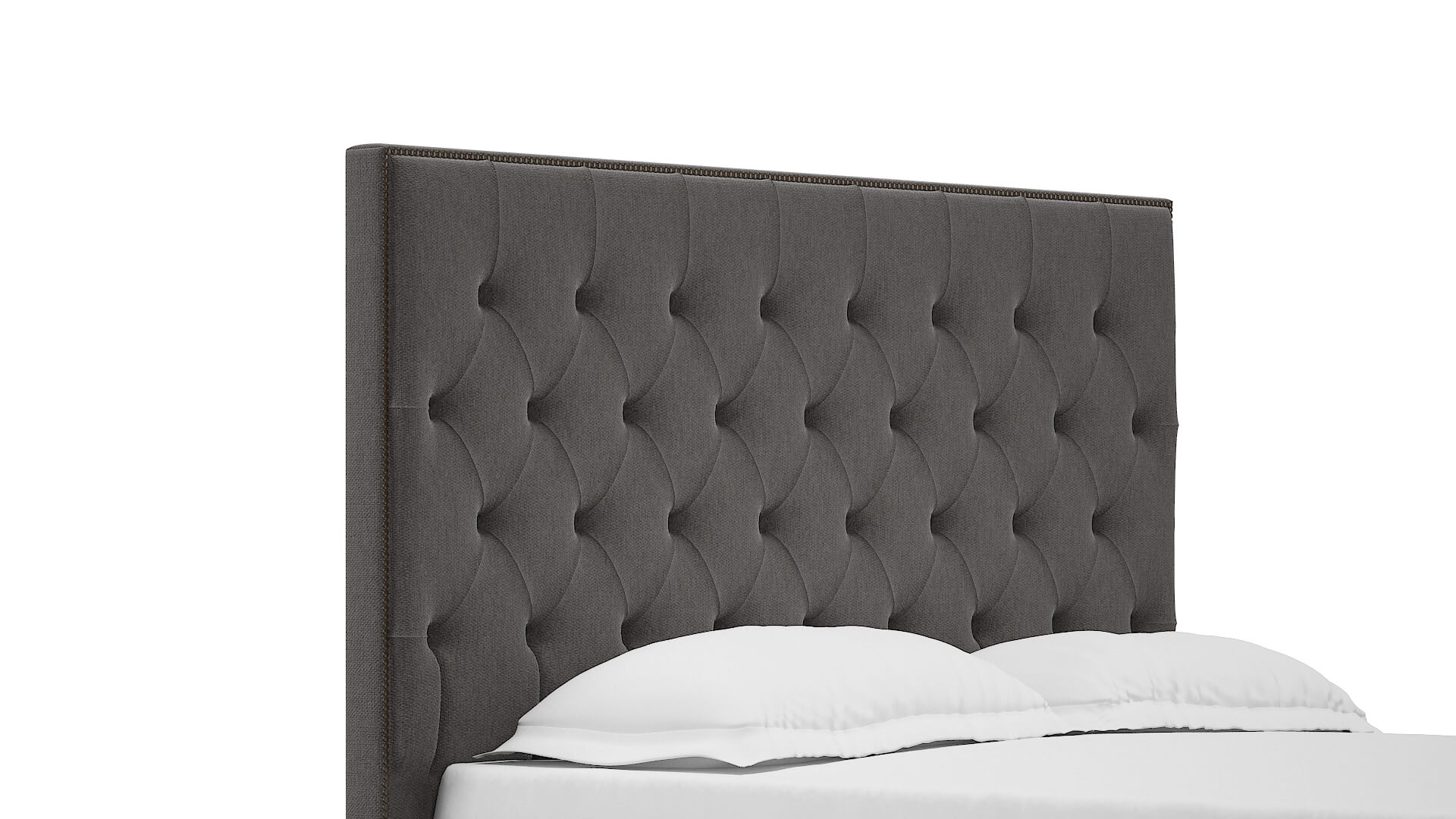 Bellezza Cosmo Charcoal Bed Queen Headboard
