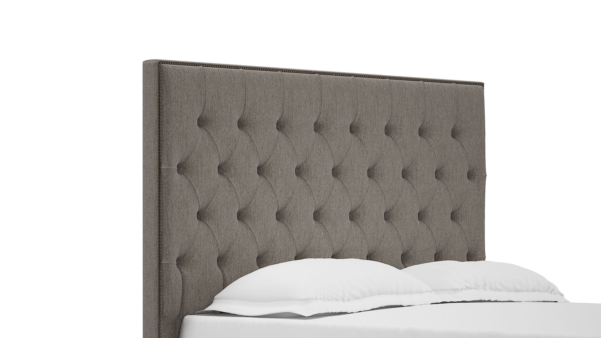 Bellezza Cosmo Taupe Bed Queen Headboard