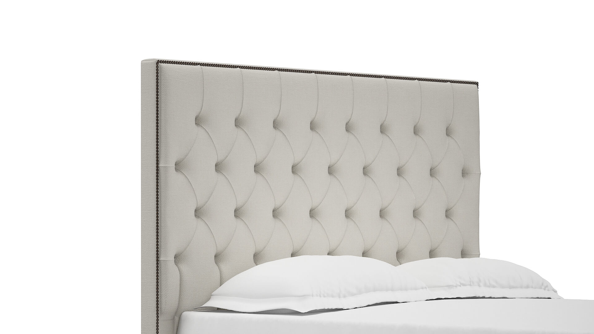 Bellezza Keylargo Oatmeal Bed Queen Headboard
