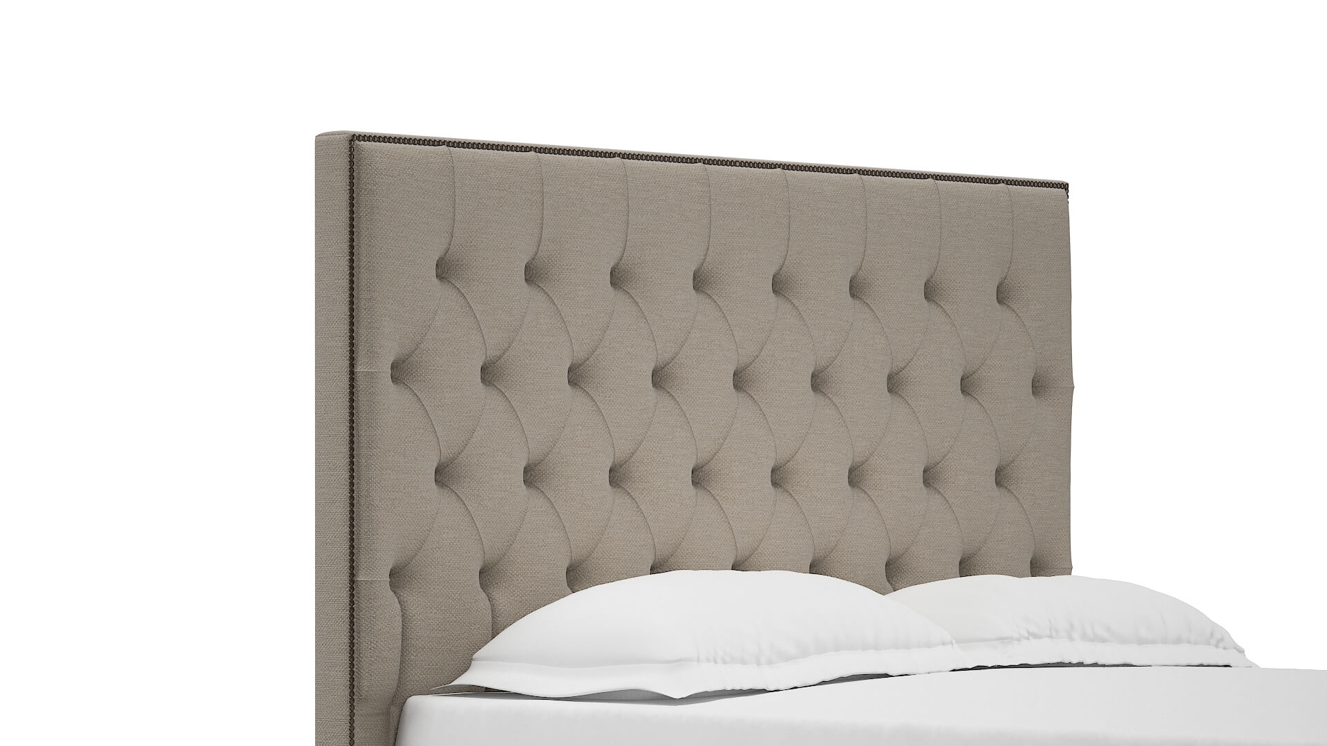 Bellezza Naples Almond Bed Queen Headboard