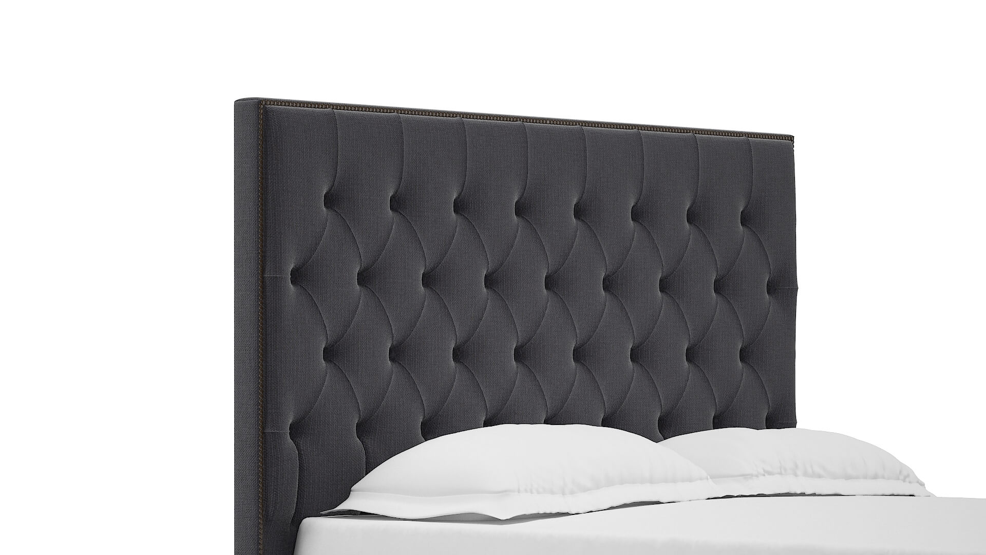 Bellezza Parker Charcoal Bed Queen Headboard