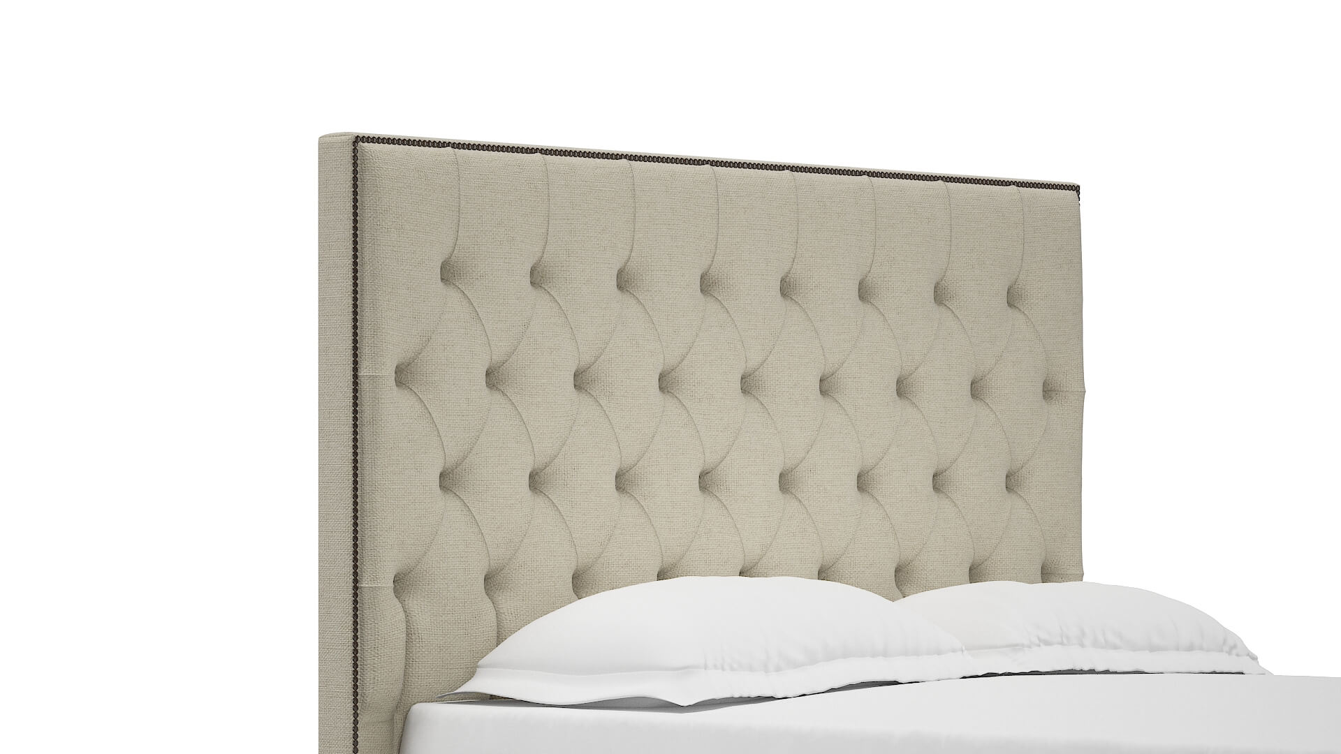 Bellezza Phoenix Ivory Bed Queen Headboard