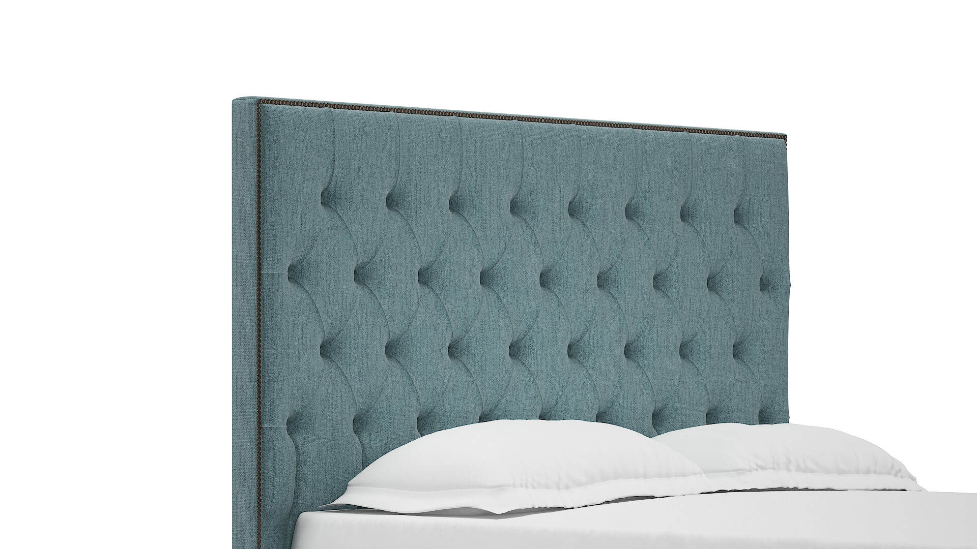 Bellezza Sasha Teal Bed Queen Headboard