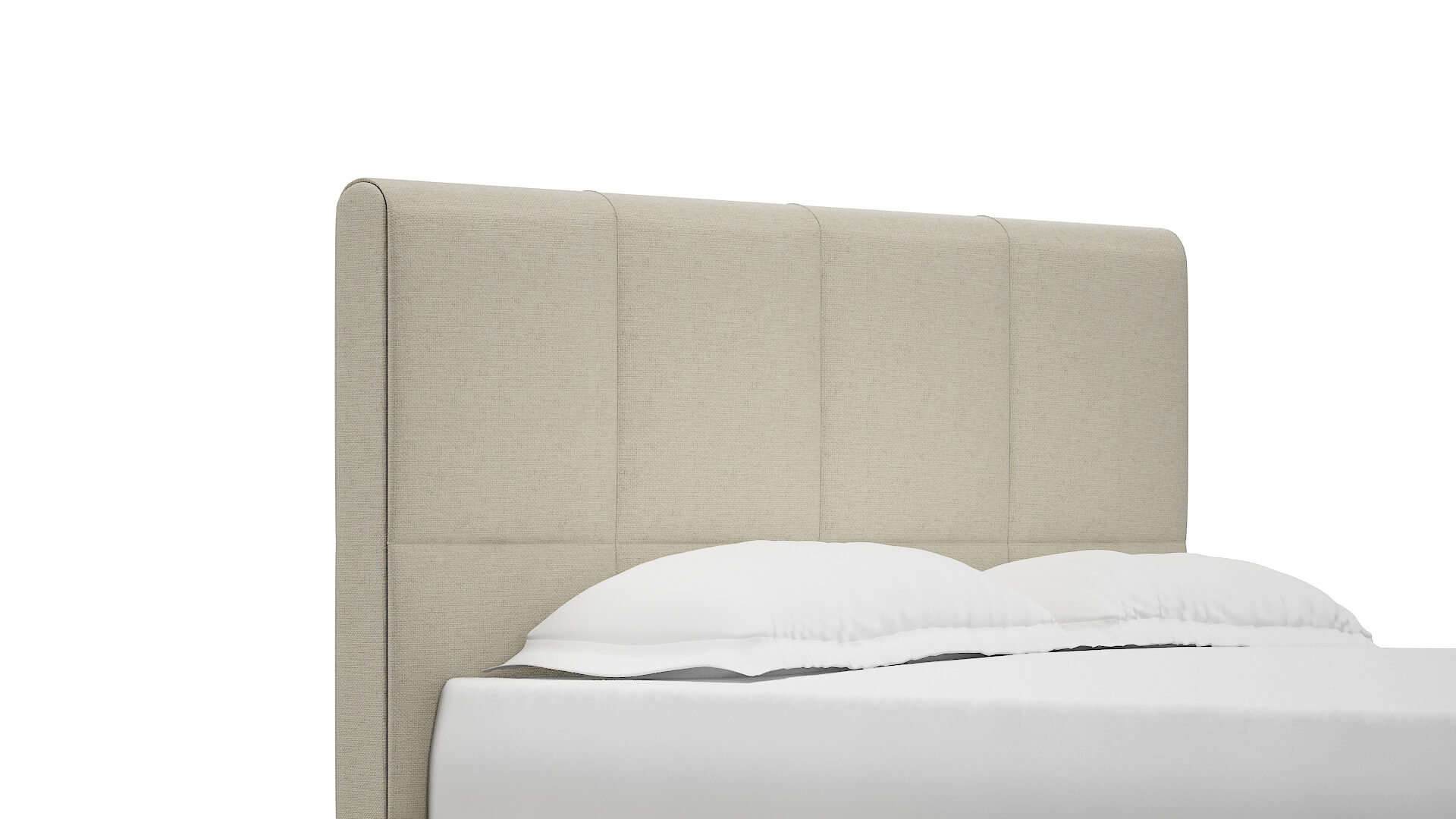 Biagio Lana Sand Bed Queen Headboard