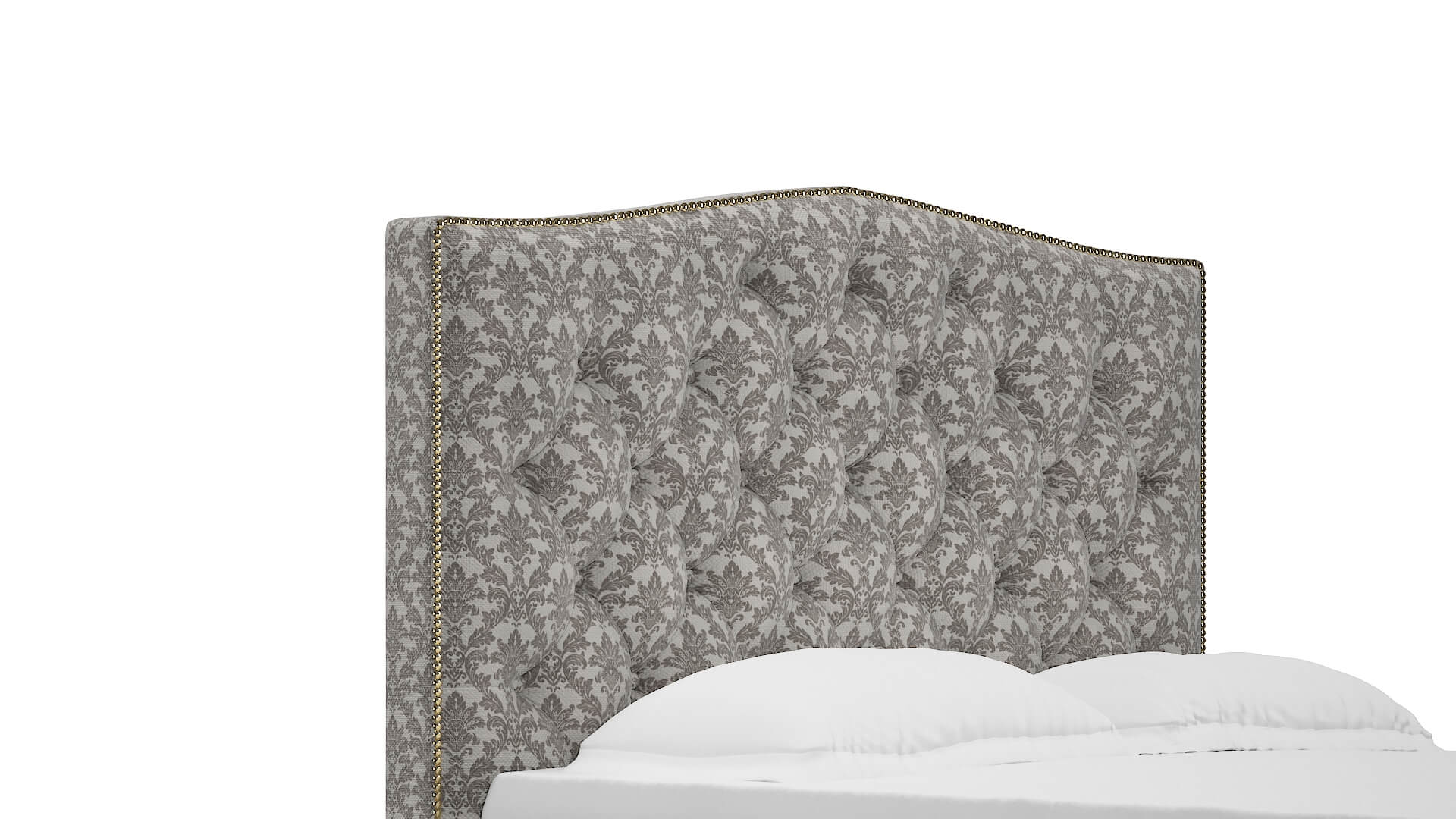 Bijou Bergamo Dove Bed Queen Headboard