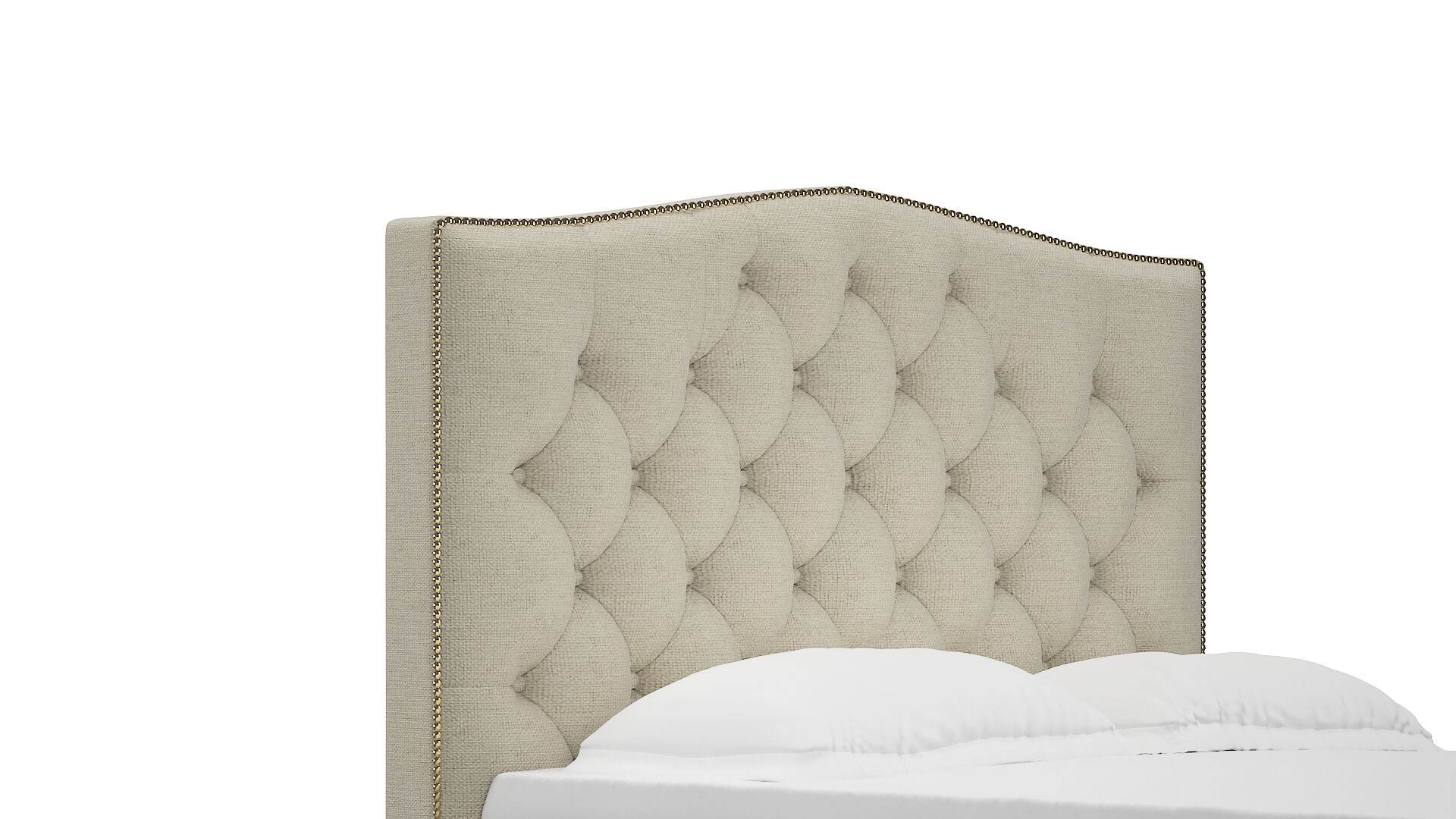 Bijou Redondo Oyster Bed Queen Headboard