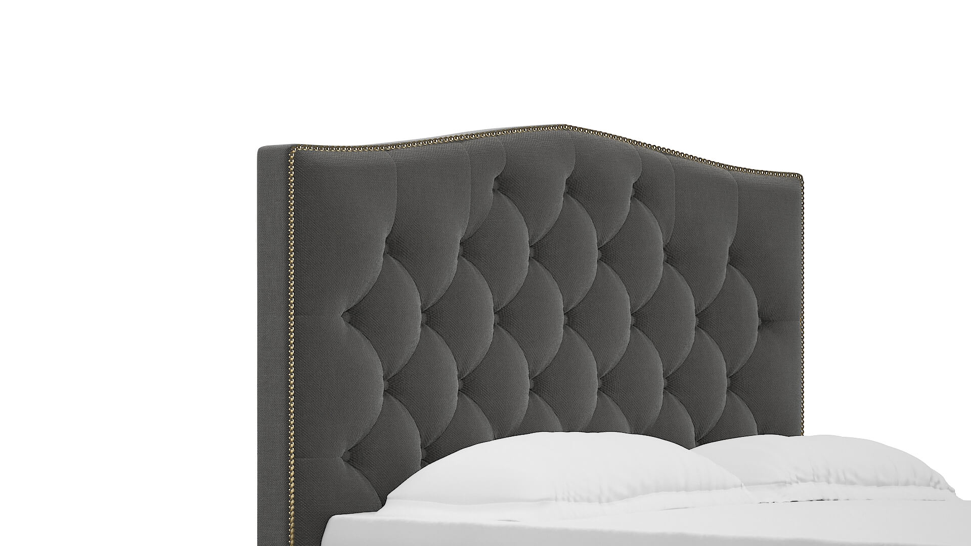 Bijou Rocket Charcoal Bed Queen Headboard
