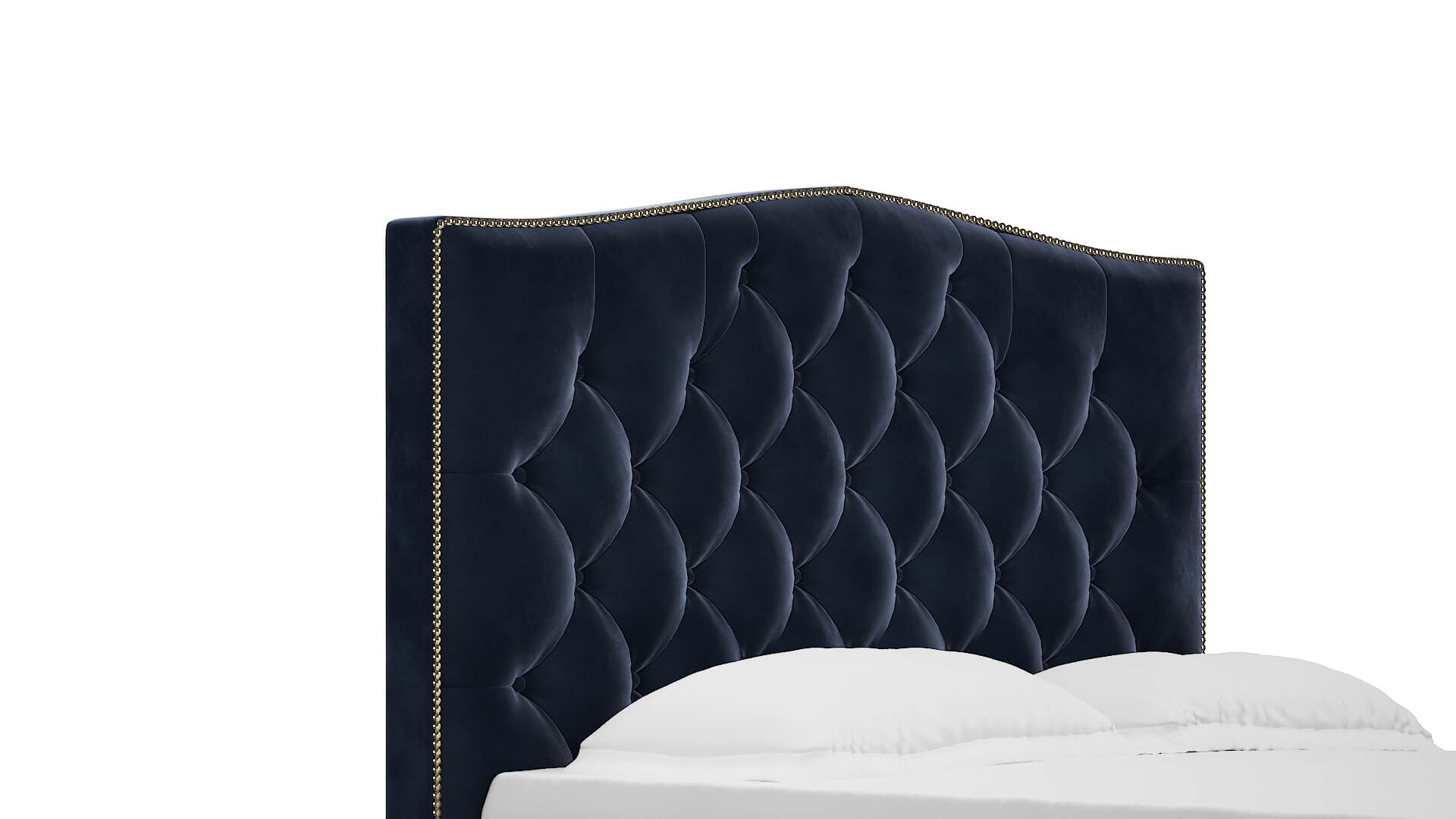 Bijou Royale Cobalt Bed Queen Headboard