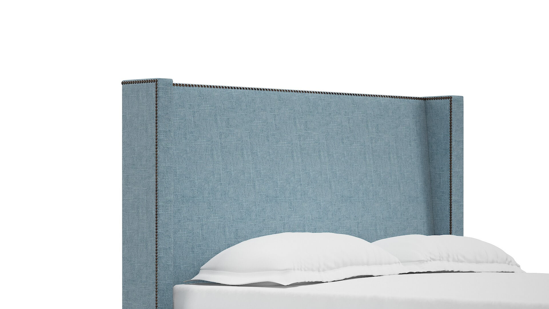 Bria Atlas Turquoise Bed Queen Headboard
