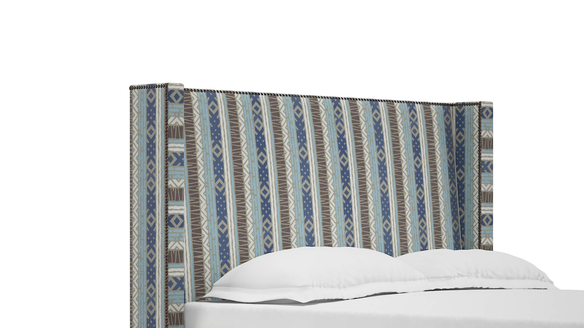 Bria Bodhi Indigo Bed Queen Headboard