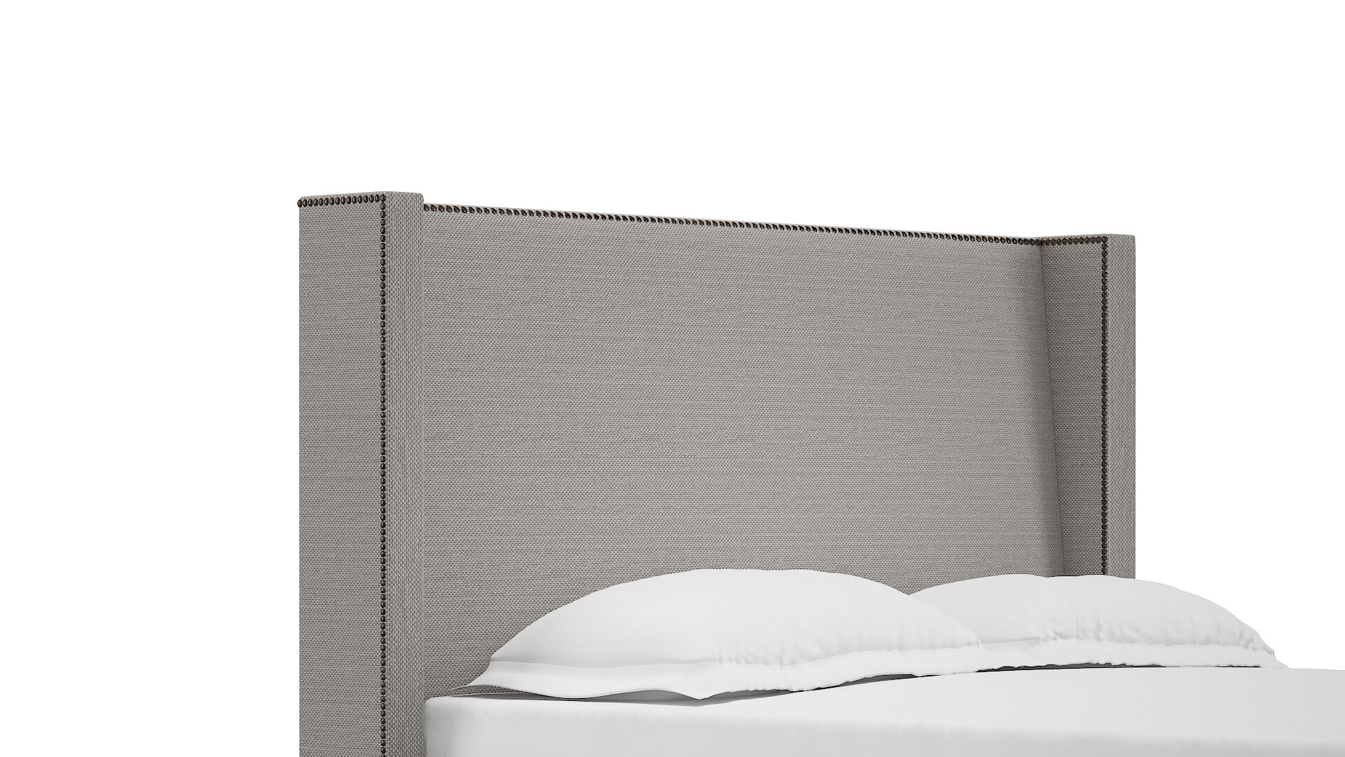 Bria Derby Grey Bed Queen Headboard