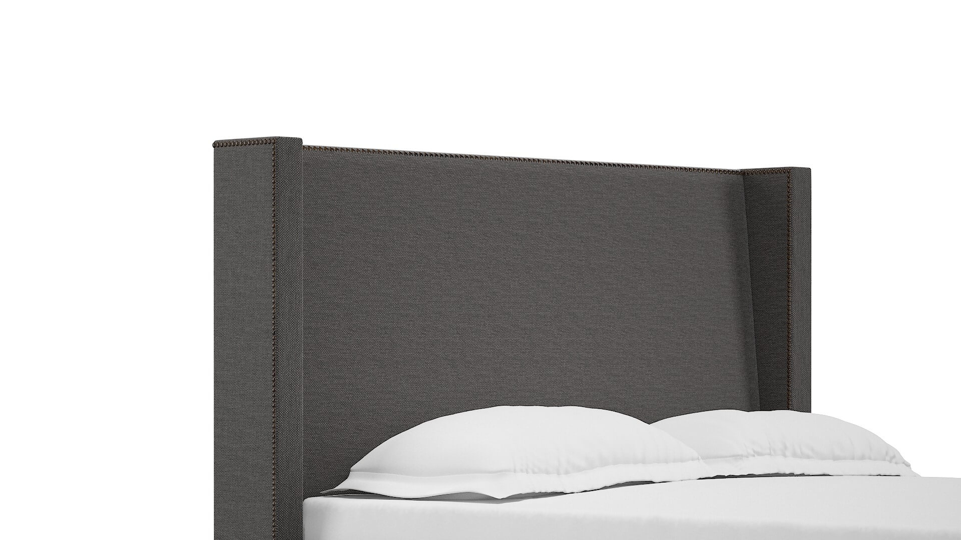 Bria Oscar Charcoal Bed Queen Headboard
