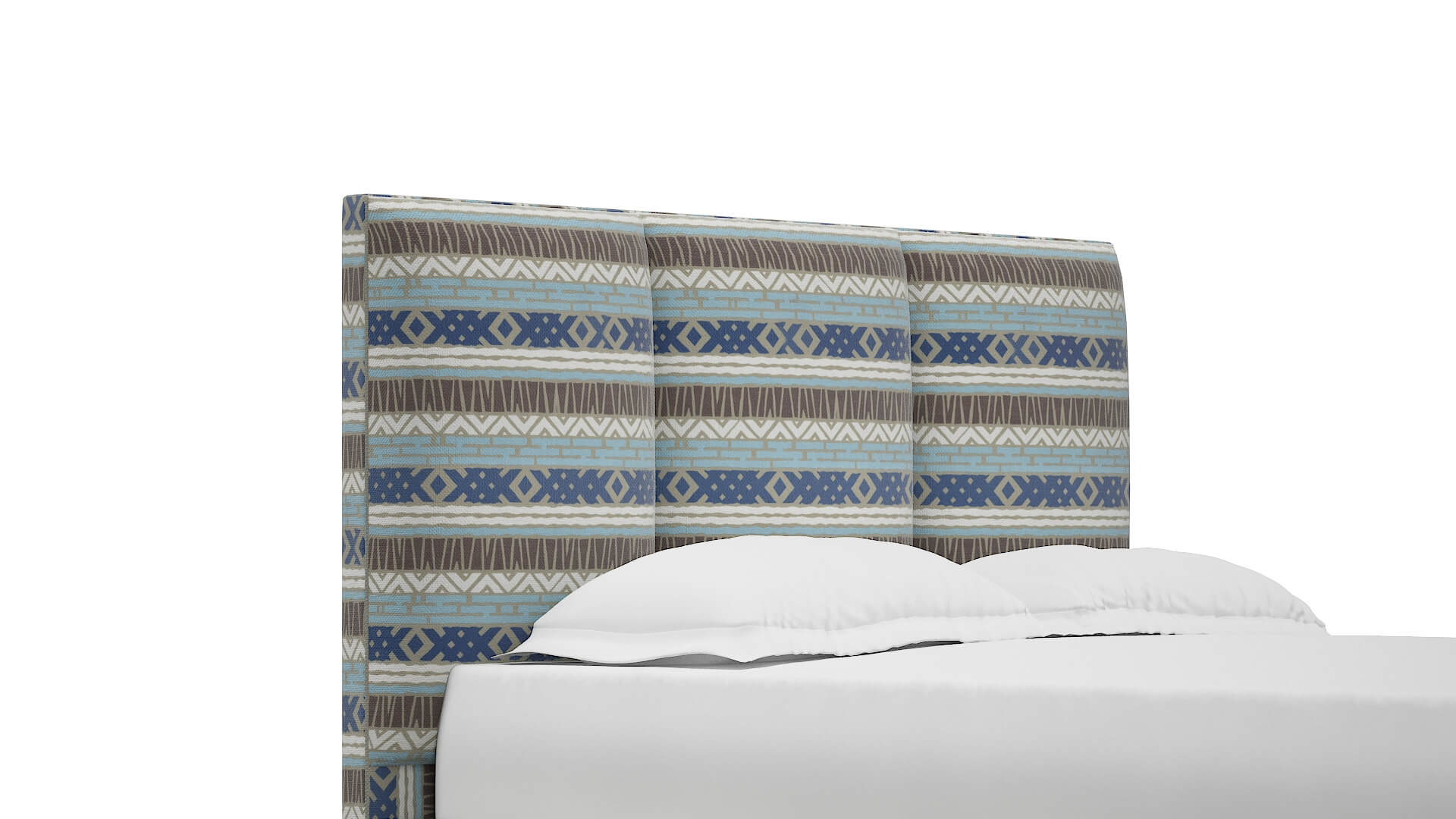Celine Bodhi Indigo Bed Queen Headboard