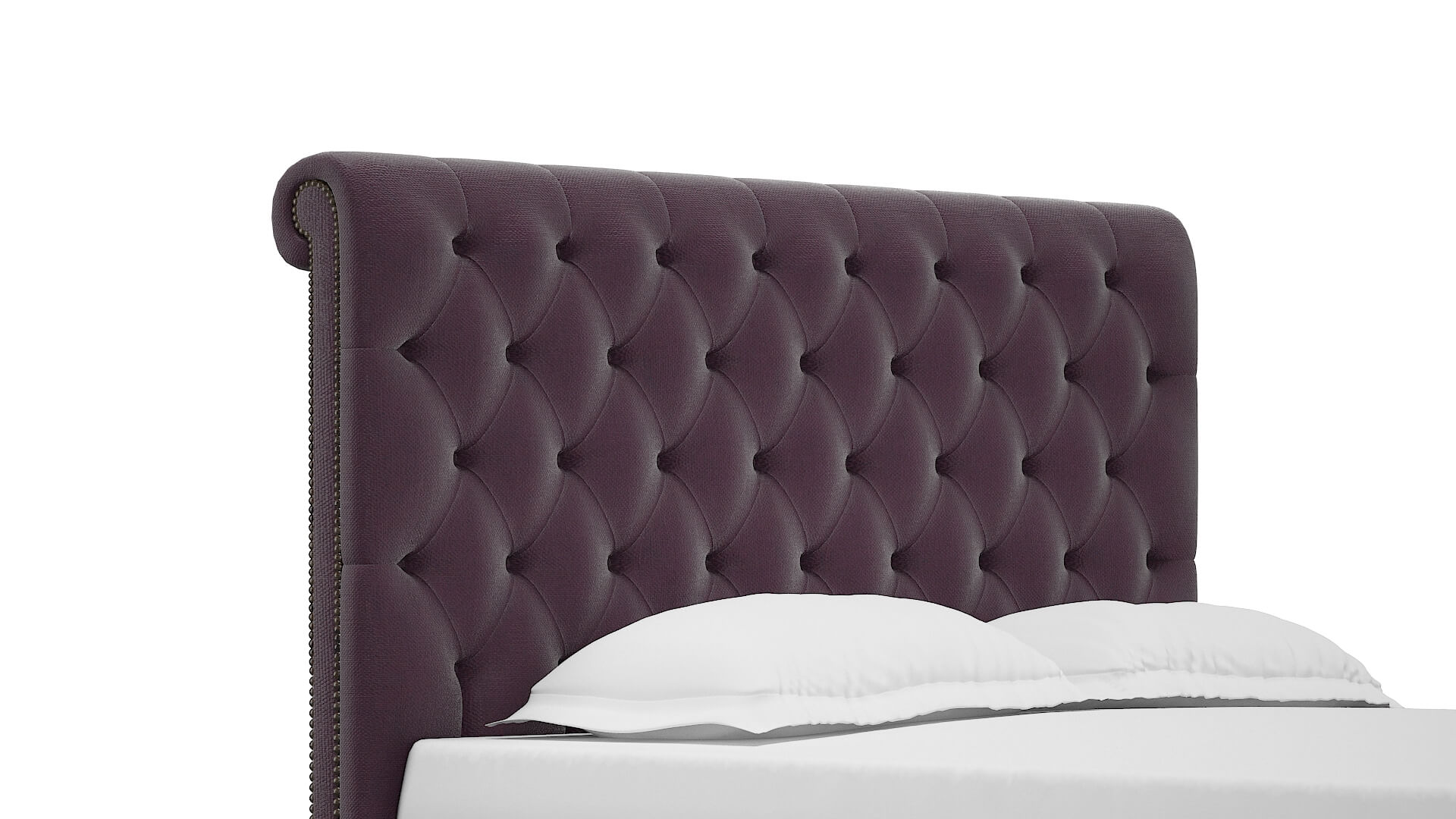 Decima Bella Aubergine Bed Queen Headboard