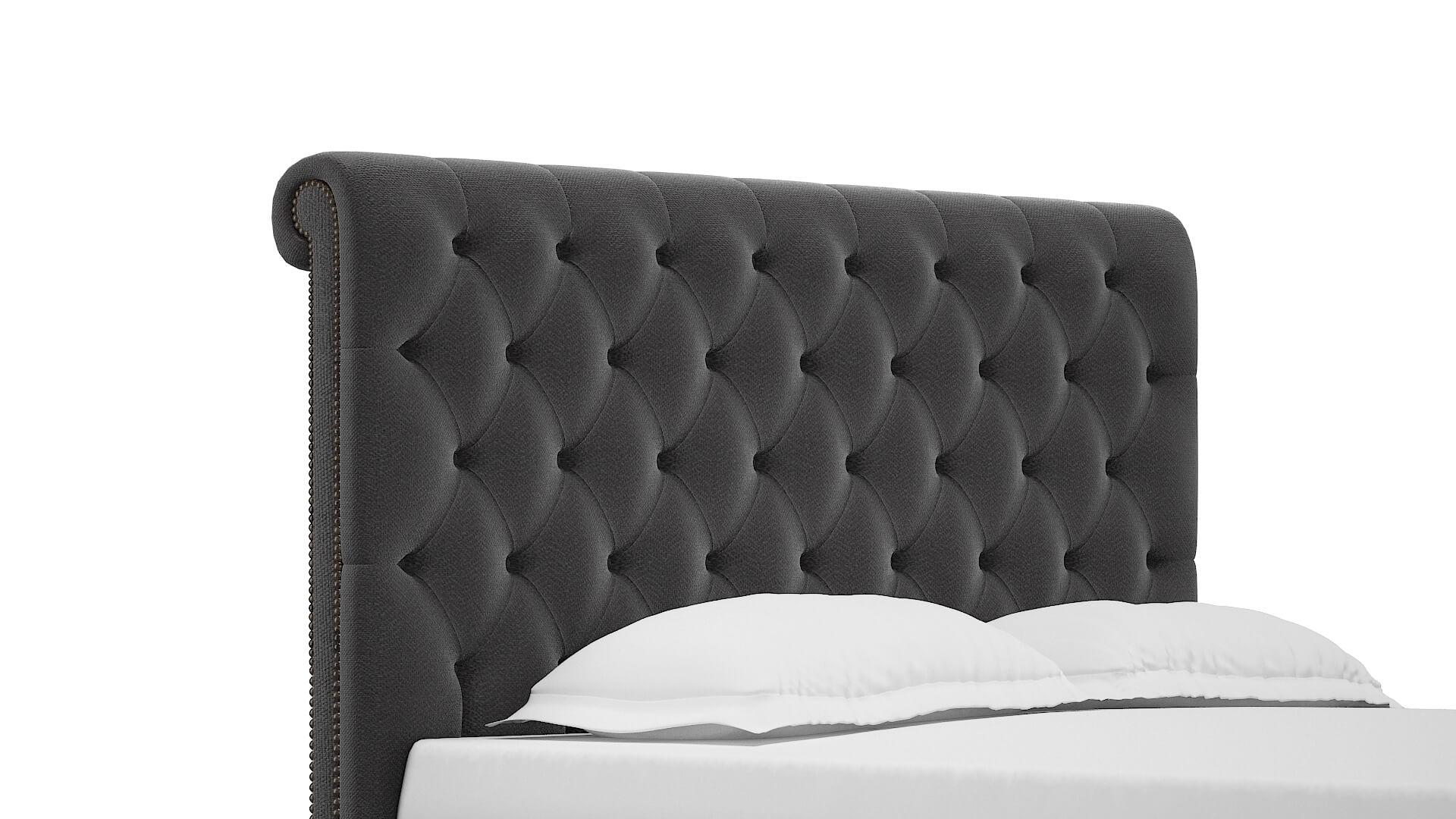 Decima Catalina Charcoal Bed Queen Headboard