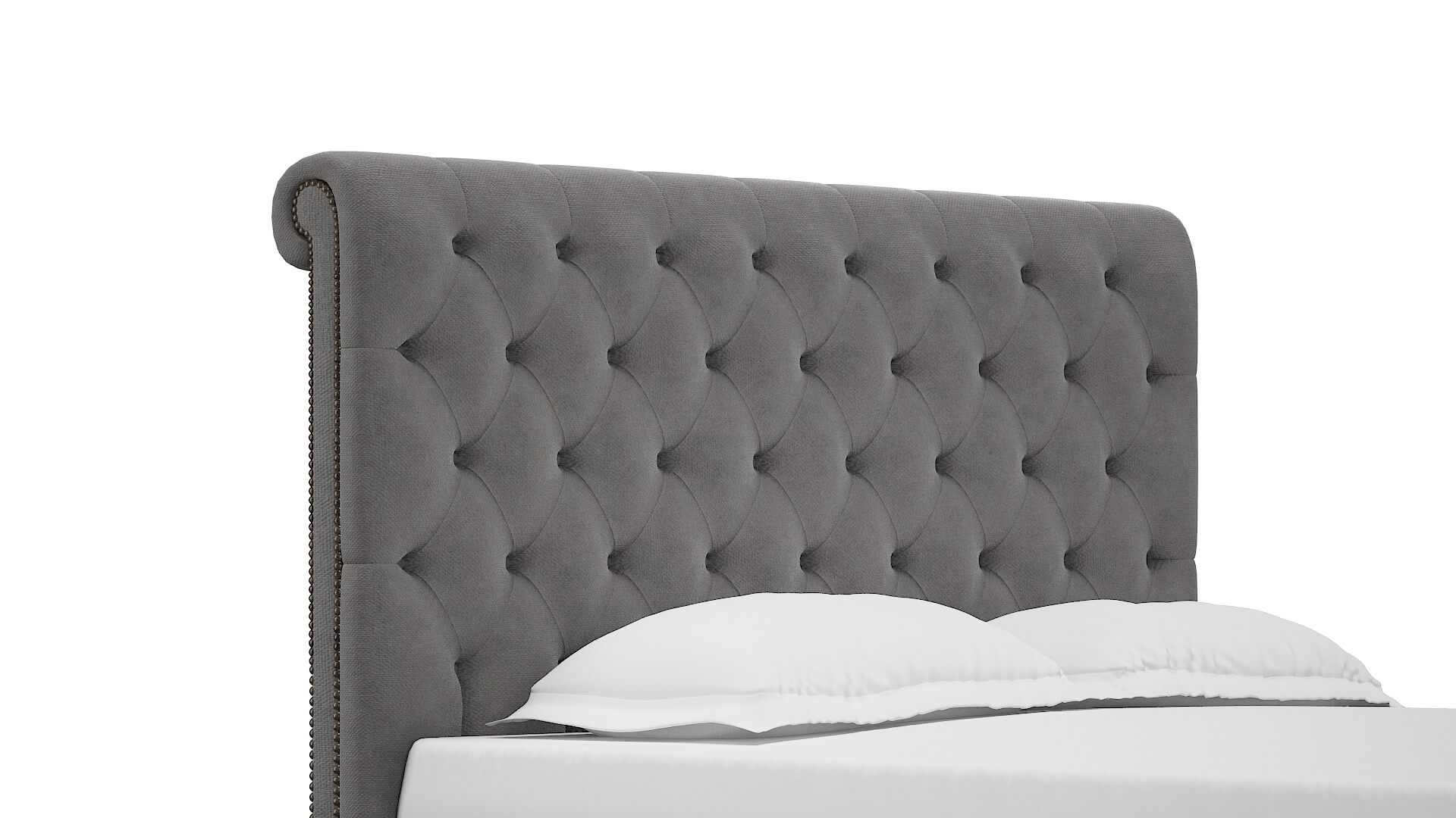 Decima Dream_d Charcoal Bed Queen Headboard