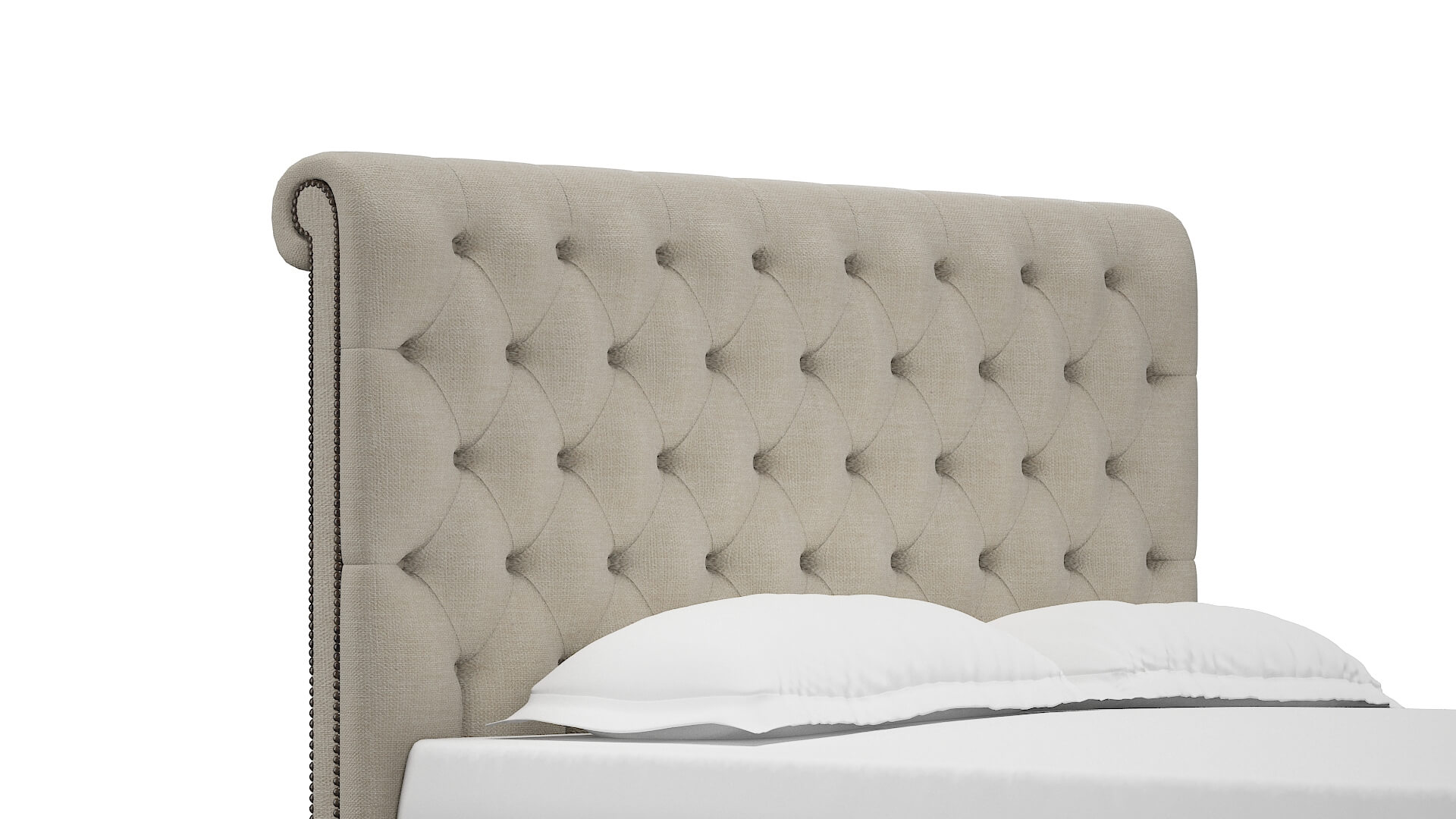 Decima Keylargo Almond Bed Queen Headboard