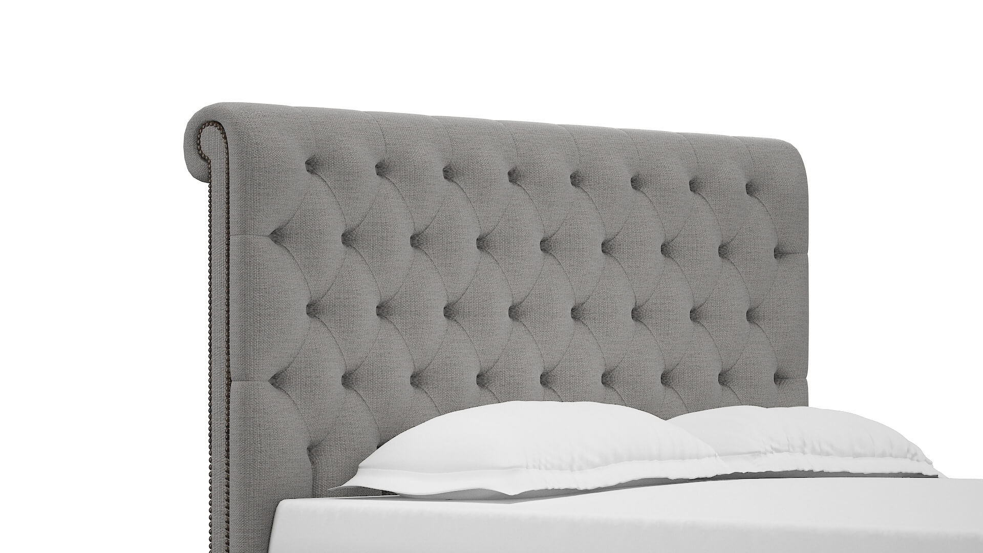 Decima Parker Silver Bed Queen Headboard