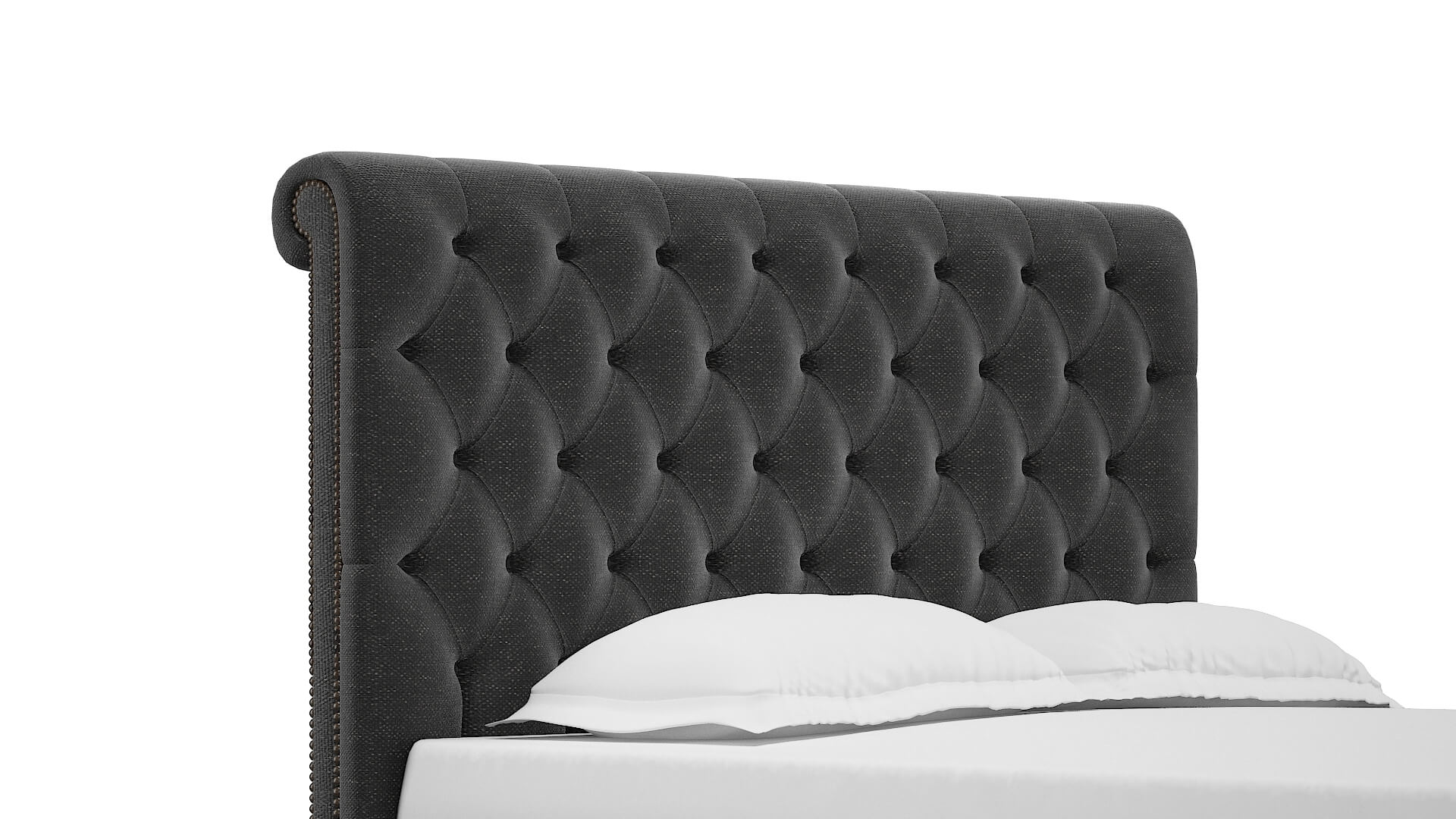 Decima Phoenix Charcoal Bed Queen Headboard