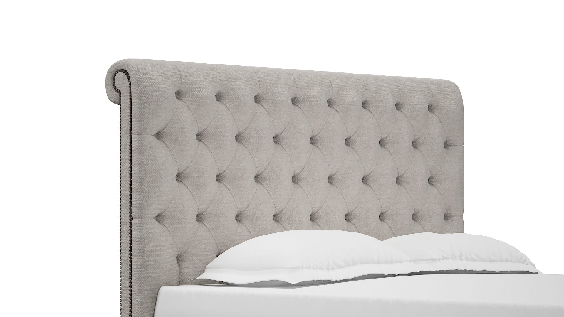 Decima Suave Dove Bed Queen Headboard