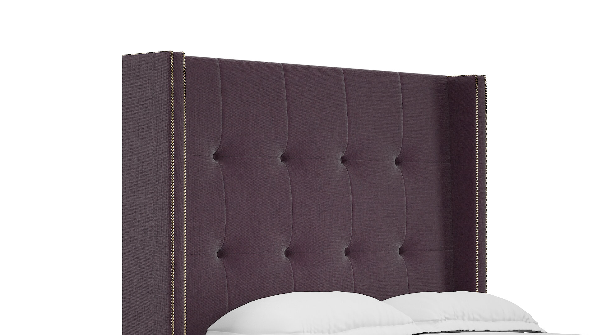 Elias Bella Aubergine Bed Queen Headboard