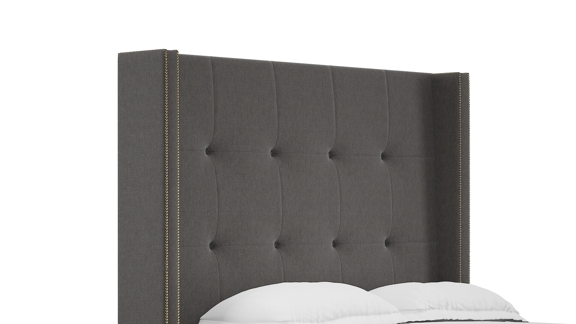 Elias Cosmo Charcoal Bed Queen Headboard