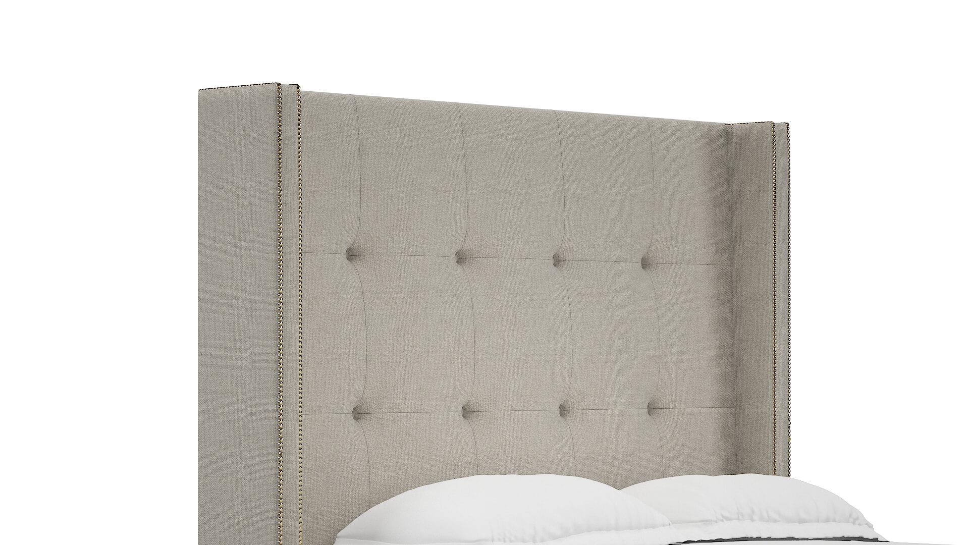 Elias Insight Dove Bed Queen Headboard