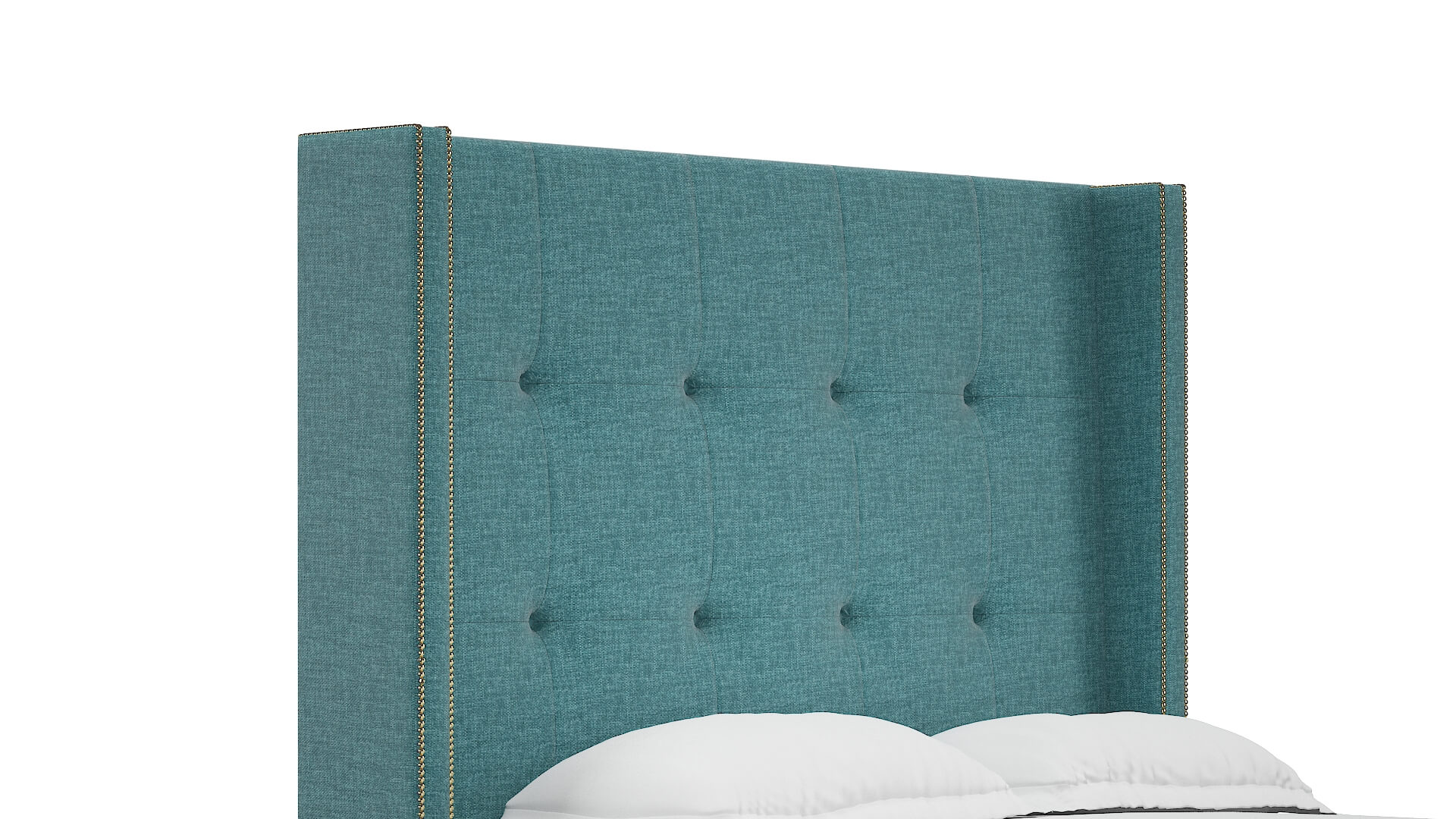 Elias Keylargo Teal Bed Queen Headboard