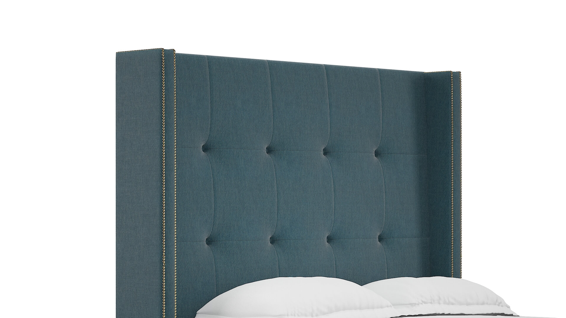 Elias Merit Peacock Bed Queen Headboard