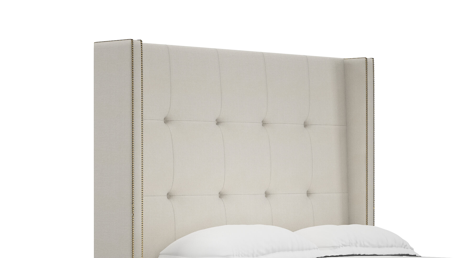 Elias R_prize Cream Bed Queen Headboard