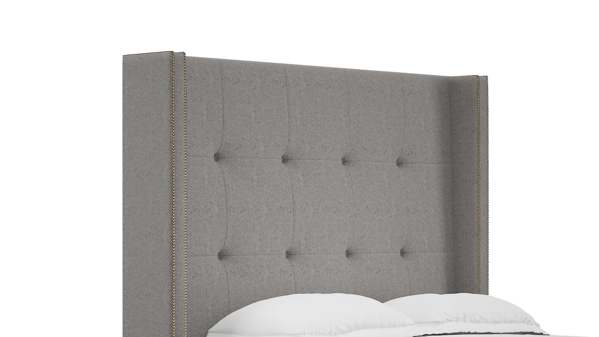 Elias Sasha Silver Bed Queen Headboard