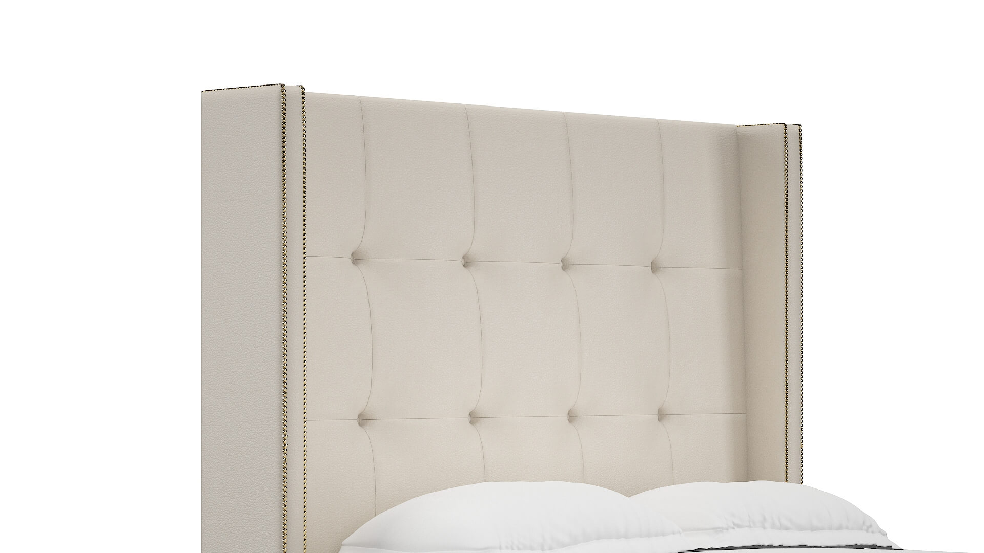 Elias Urban_d Snow Bed Queen Headboard