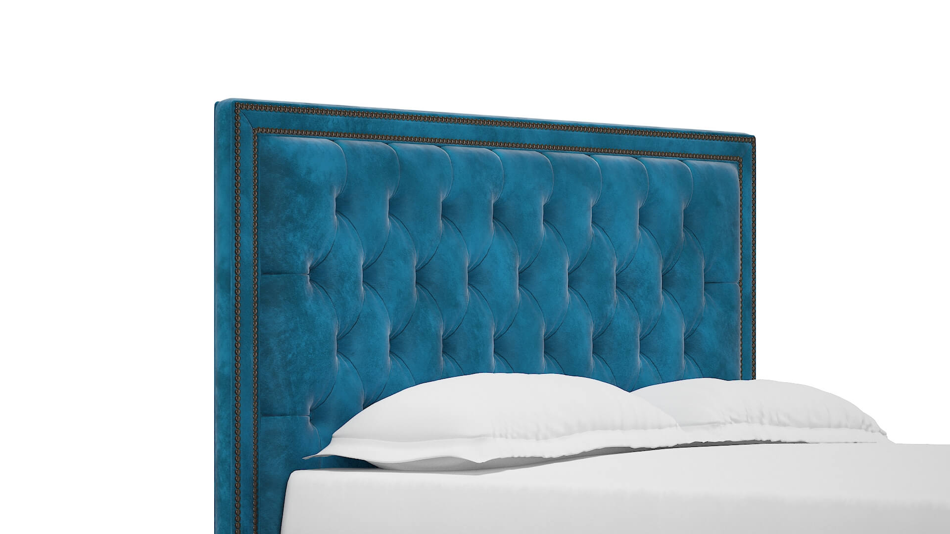 Heidi Buzz Teal Bed Queen Headboard