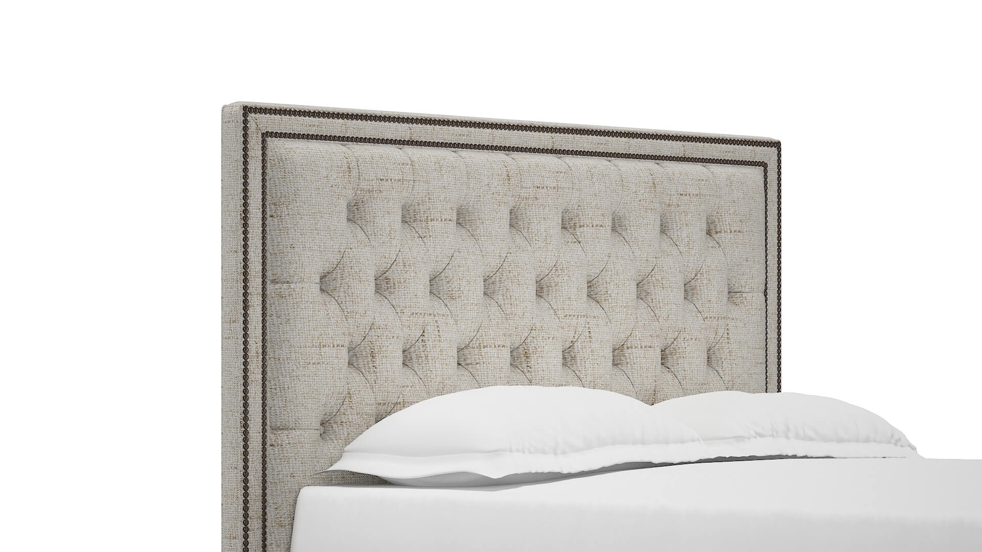 Heidi Derby Taupe Bed Queen Headboard