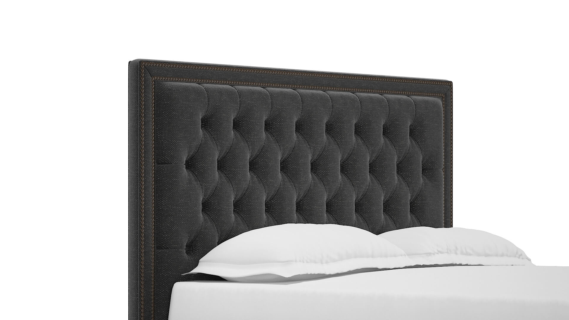 Heidi Phoenix Charcoal Bed Queen Headboard